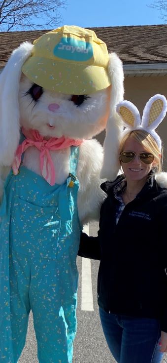 Easter Bunny with Mayor Lauren Kremper-DiFilippo